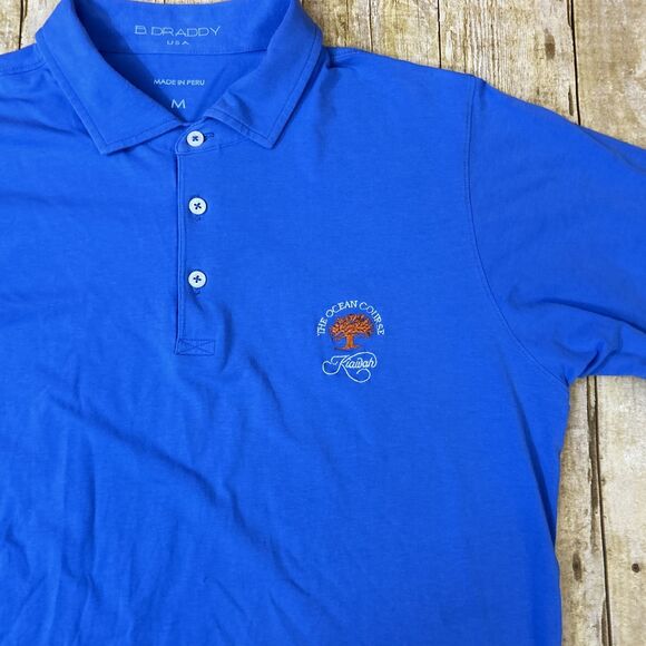 B Draddy Polo Shirt B Draddy Sport Medium The Ocean Course Kiawah Island Golf - Picture 9 of 12